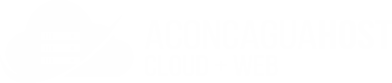 logo Aconcagua Host horizontal blanco